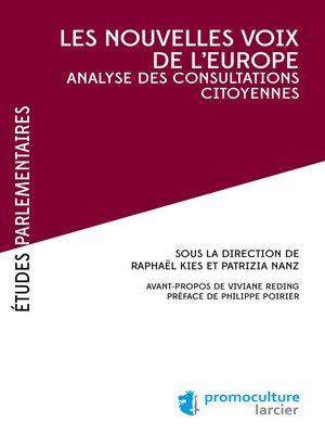 cover image of Les nouvelles voix de l'Europe